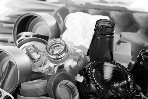 Image representing house clearance team beginning work at a property