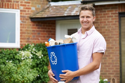 Satisfied customers with their cleared property