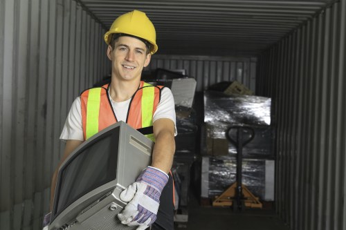 Professional clearance services being performed