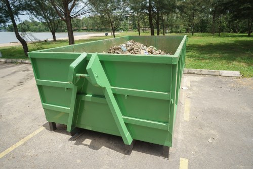 Customer preparing for furniture clearance with a local provider